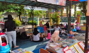 Dispersip Tabalong gelar Gemar Membaca di Minggu Ceria