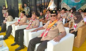 Pemukulan Gong oleh Gubernur Kalsel tandai dibukanya Pertikawan Regional Kalimantan 2023