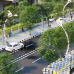 Pendestrian jalan H  Boejasin progresnya capai 77,77 %, Tiang Lampu  yang ganggu jalan disabilitas diperbaiki