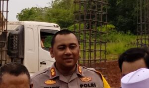 Kapolres Tanah Laut Hadiri Peletakan Batu Pertama Rest Area  & Mesjid di Gunung Kayangan