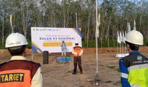 PT EBL Site Rantau Gelar Apel Memperingati Bulan K3 Nasional