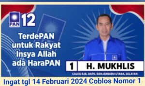 H.MUKHLIS Caleg. Banjarbaru Utara & Selatan  “Dorong Transformasi Digital UKM”