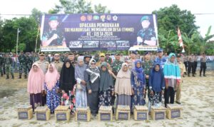TMMD ke 119 di Mandastana sasar Pembangunan fisik dan Non fisik