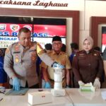 Kapolres Tala Junaeddy Pimpin Pemusnahan Barbuk Narkoba