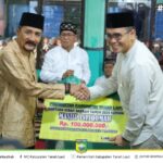Masjid Istiqomah Rutan Kelas II B Pelaihari, menerima bantuan 100 Juta dari Pj Bupati Tala