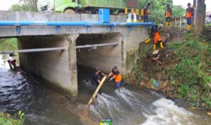 Peringati Hari Bumi, DPRKPLH Tala Bersihkan Area Sungai hingga Tanam Pohon