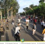 Warga Tanah Laut Antuasias menyambut Car Free Day Perdana