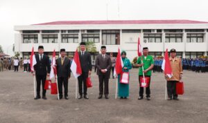 Barito Kuala Launching Pembagian 10 Juta Bendera