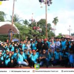 HUT RI 79, Desa Panggung Gelar 33 Batang Panjat Pinang berhadiah barang Plus Uang Rp 10 Juta
