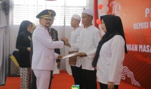 Momen HUT ke-79 Kemerdekaan Republik Indonesia, Rutan Kelas IIB Pelaihari Berikan Remisi