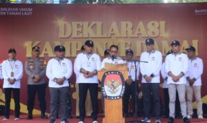 Pj. Bupati Tala ajak Pemilu Damai  Dalam Deklarasi Kampanye Damai 2024
