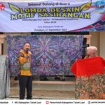 Motif Lembayung Negeri Bumi Tuntung Pandang Terpilih Jadi Motif Sasirangan Hari Jadi Tanah Laut 2024