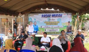 Diskopdag Tala Gelar Pasar Murah di Desa Tabanio