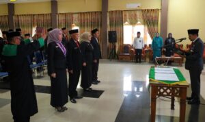 Mengisi kekosongan Jabatan, Pj Bupati Tala Lantik Pimpinan 4 SKPD
