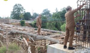 Tinjau Beberapa Pembangunan di Tala, Pj Bupati Ingin Terealisasi Sesuai Perencanaan