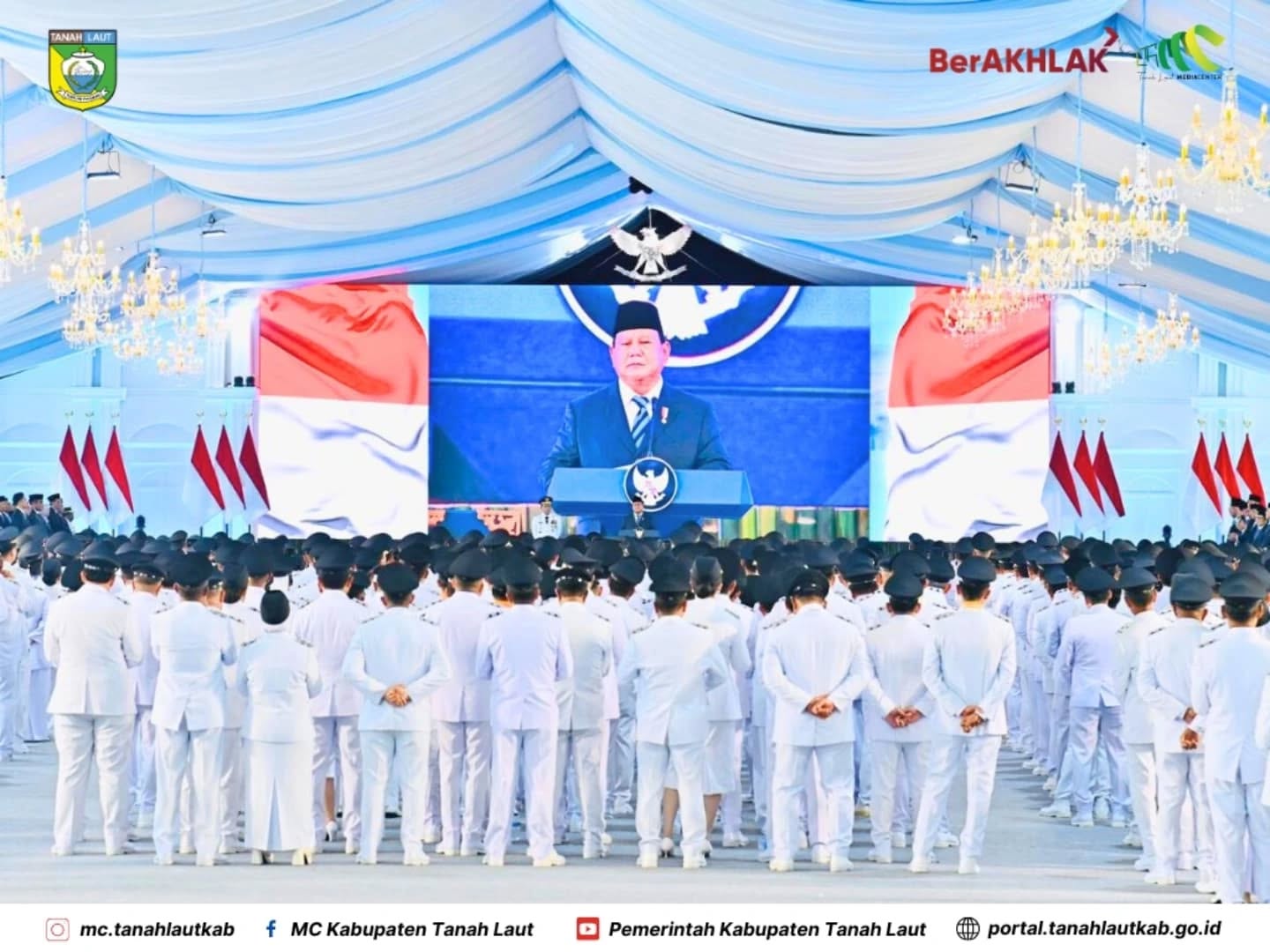 H. Rahmat Trianto dan H. M. Zazuli Resmi Dilantik sebagai Bupati dan Wakil Bupati Tala 2025-2030 oleh Presiden Prabowo
