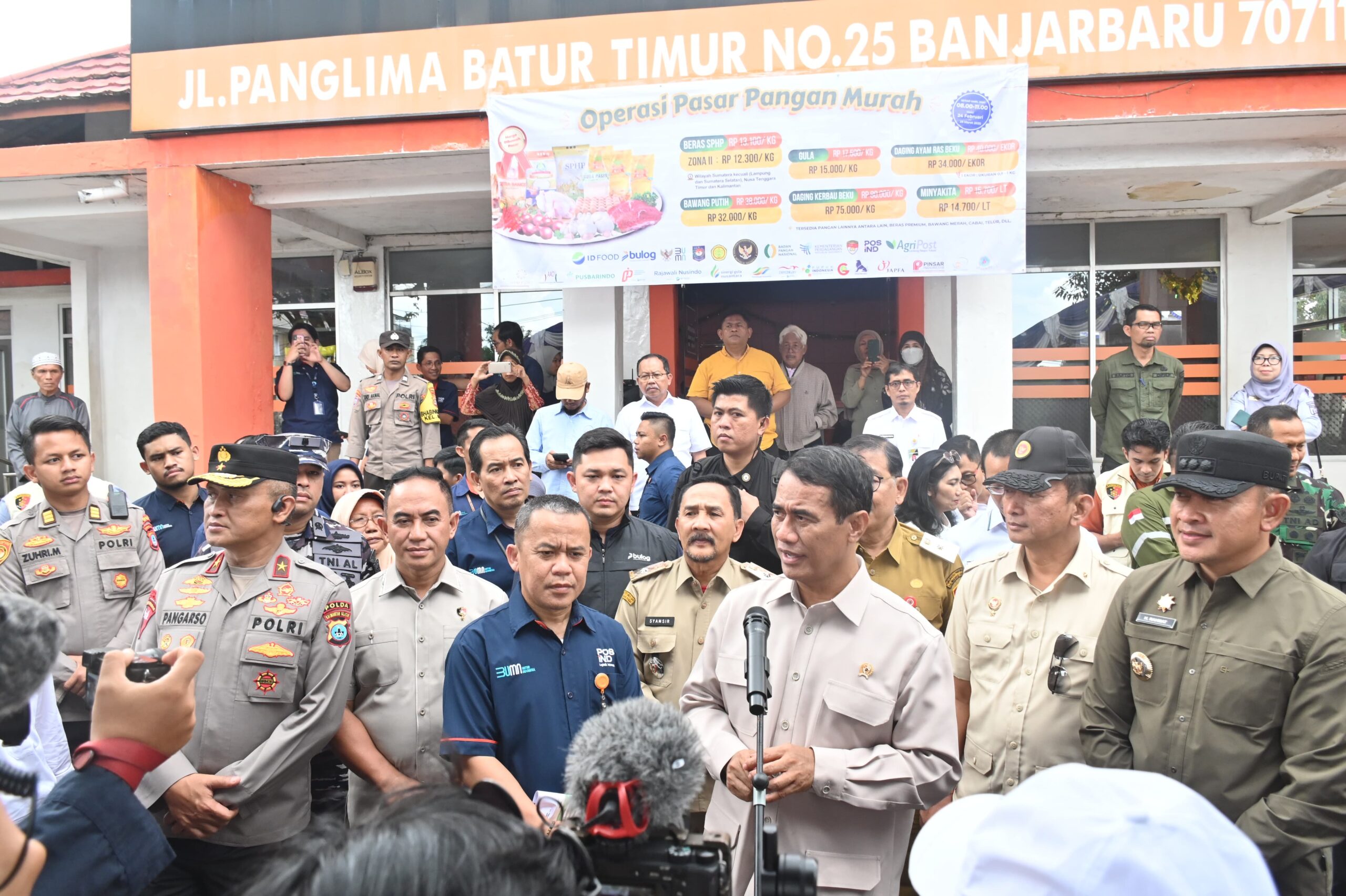Satgas Pangan Polda Kalsel Cek Harga Bahan Pokok dan Kemasan Minyakita di Banjarmasin