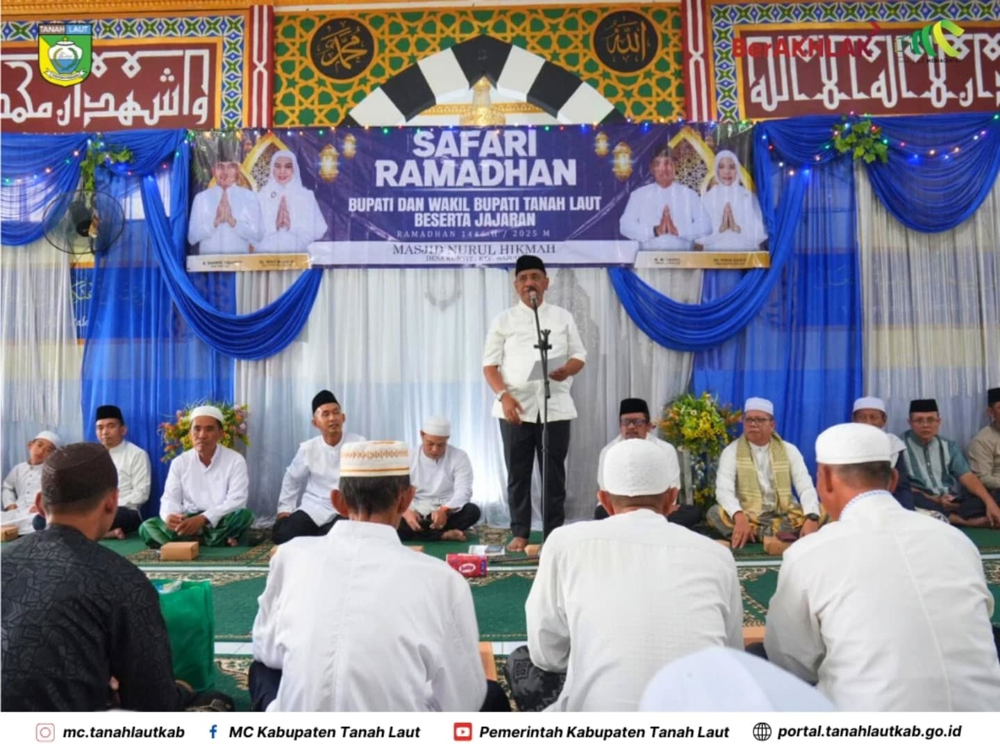 Safari Ramadan Di Desa Kunyit, Wabup Serahkan Hibah Rp355 Juta