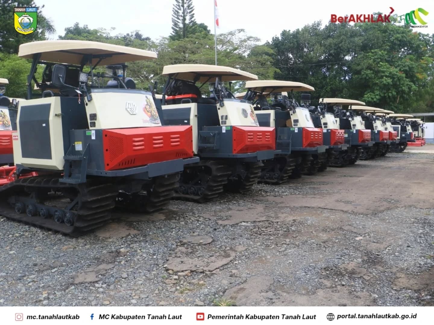 Camat Bumak Gilang Bersukur Petani Babirik dapat Bantuan 17 Alsintan