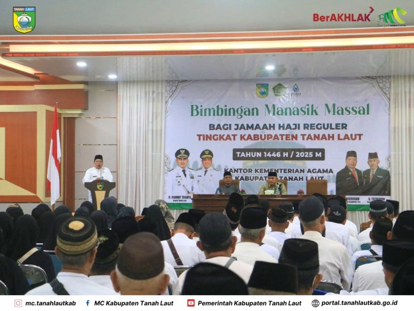 Ini Pesan Bupati Tanah Laut pada Jamaah Manasik Massal Haji Reguler 1446 H