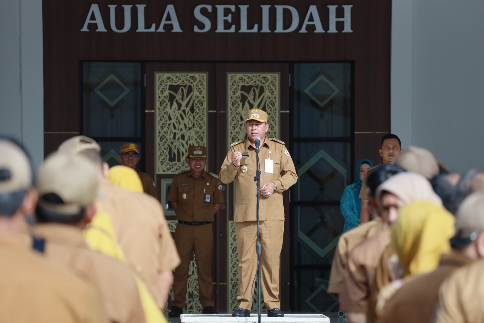“Bupati H.Bahrul ilmi : Himbau  Seluruh ASN Batola, Saatnya Kembali Bekerja Penuhi Dalam Melayani Masyarakat”