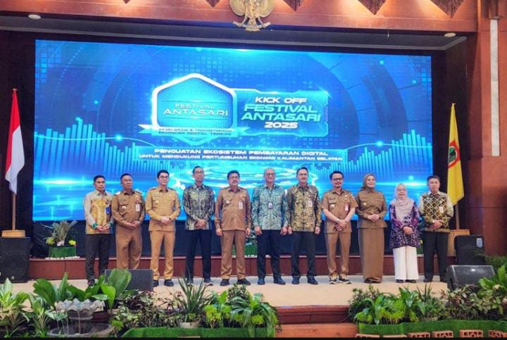 Meski penggunaan Qris meningkat 25 %,  BI Kalsel Kembali menggelar Festival Antasari 2025