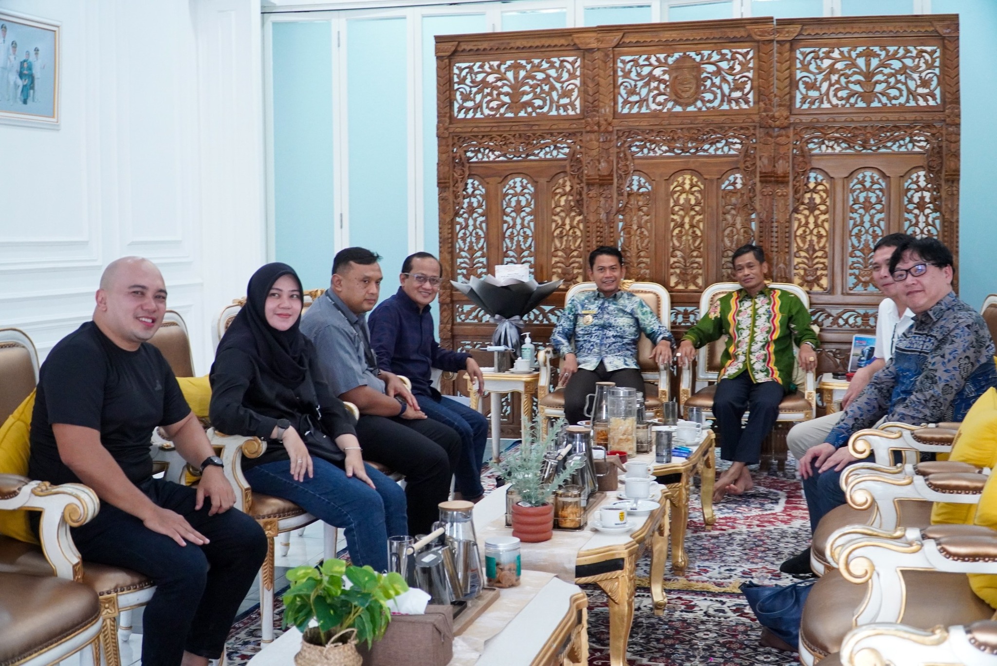 Didampingi Rektor ULM, Walikota Banjarmasin terima kunjungan Abe Kazuya