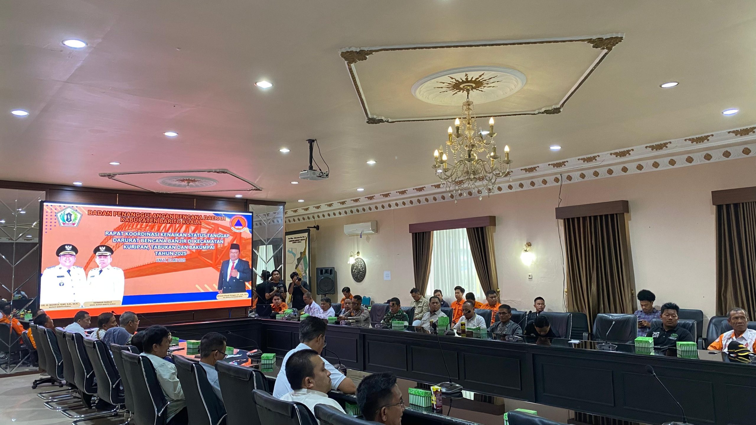Tetapkan Status Tanggap Darurat Bencana Banjir, Batola Gelar Rakor Lintas Sektor