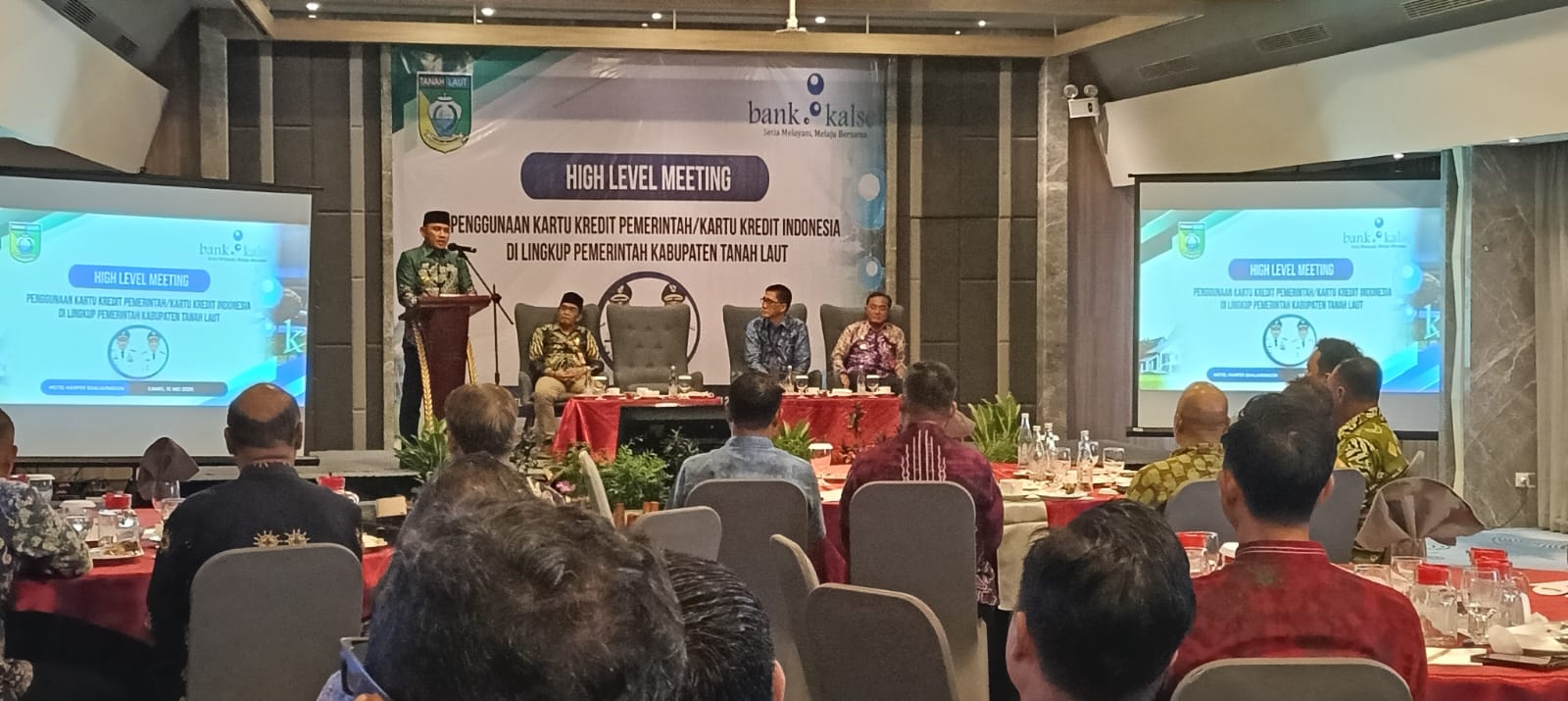 Mudahkan Transaksi Keuangan, Bank Kalsel Launchingkan Penggunaan KKI bersama Pemkab. Tala di Hotel Harver Banjarmasin