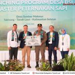 Berdayakan Masyarakat, Bupati Tanah Laut – BSI Luncurkan Program Klaster Sapi  di Desa Sumber Makmur