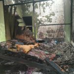 Rumah Kos di Kelurahan Mentaos Banjarbaru  terbakar