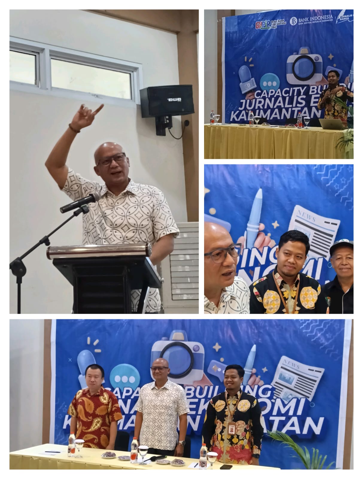 Materi AI Dominasi dalam Pembelajaran di  Capacity Building Jurnalis Ekonomi Gelaran  BI Kalsel