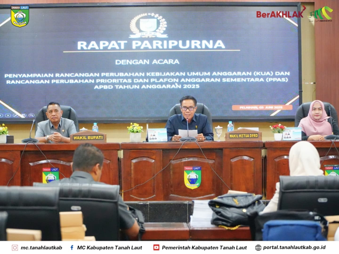 Pemkab Tanah Laut Ajukan Perubahan KUA dan PPAS APBD 2025, Fokus pada Porprov dan Efisiensi Anggaran