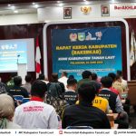 Pesan Bupati di Rakerkab KONI Tala agar berorientasi pada prestasi,”