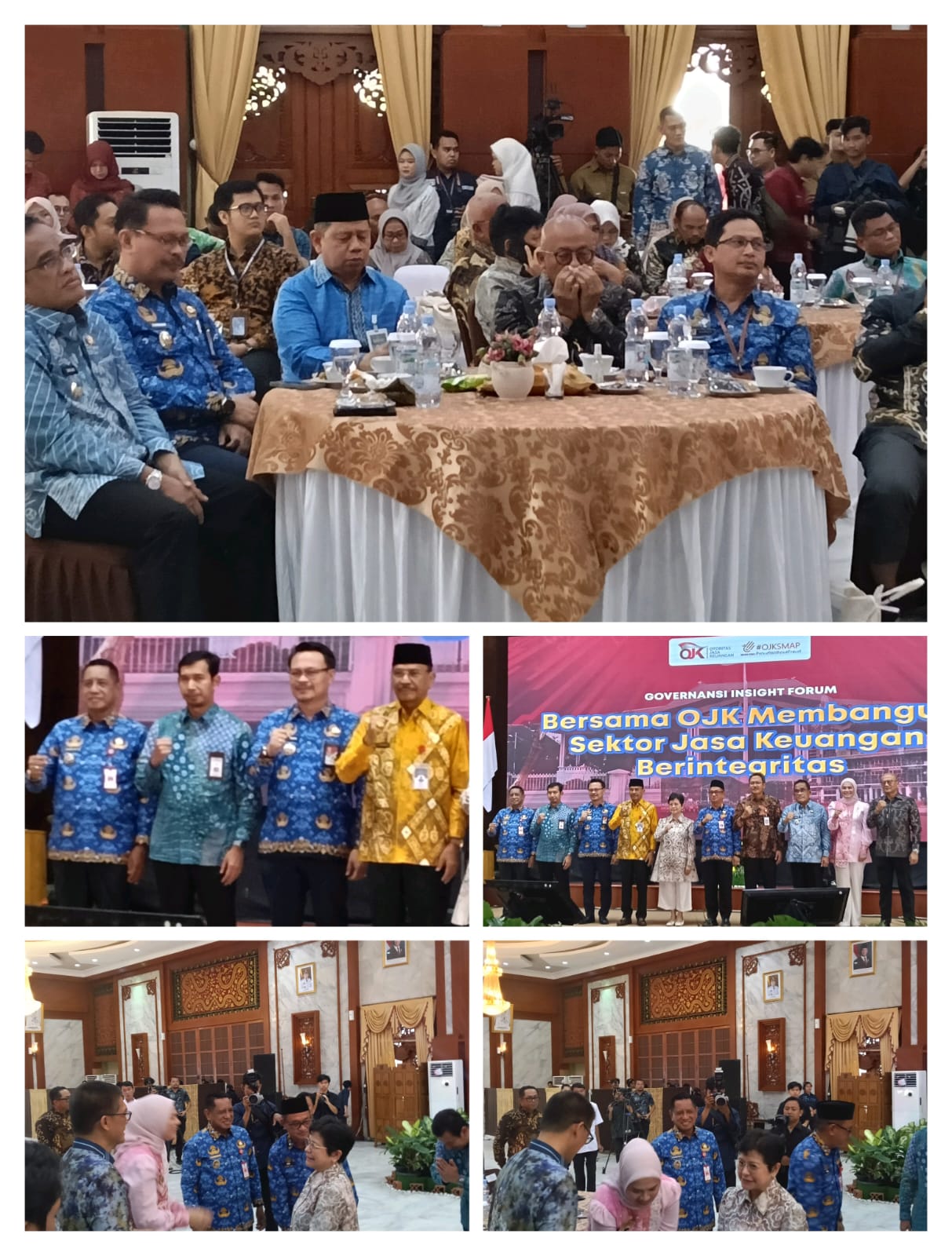 Wakil Bupati Tala & Bupati HSU berkomentar di acara OJK Kalsel