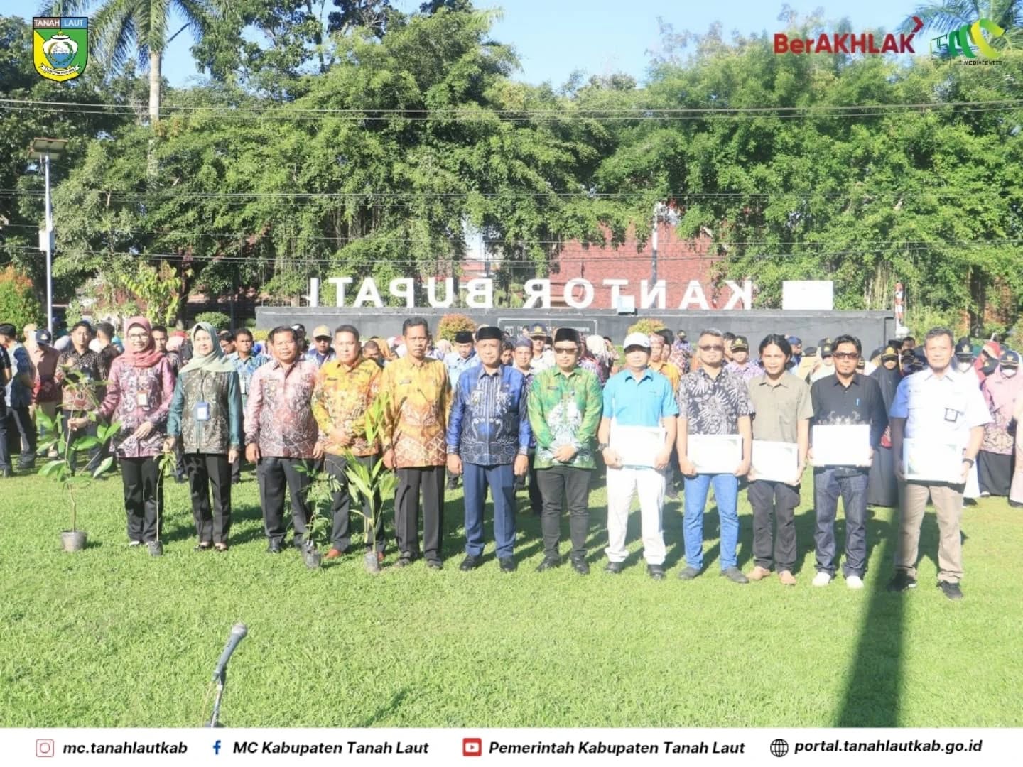 Optimalkan Laboratorium Lingkungan, Pemkab Tala Ganjar Penghargaan Enam Perusahaan pada HLHS