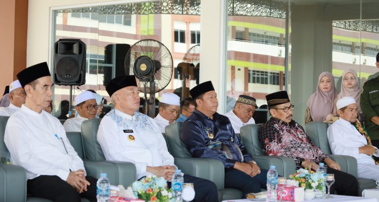 Dukung Penuh Peningkatan Kualitas Pendidikan Tinggi, Bupati H. Bahrul Ilmi Hadiri Peresmian Gedung Rektorat UNISKA