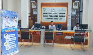 Layanan Perpajakan di Bapenda Tanah Laut Pindah ke Gedung Baru