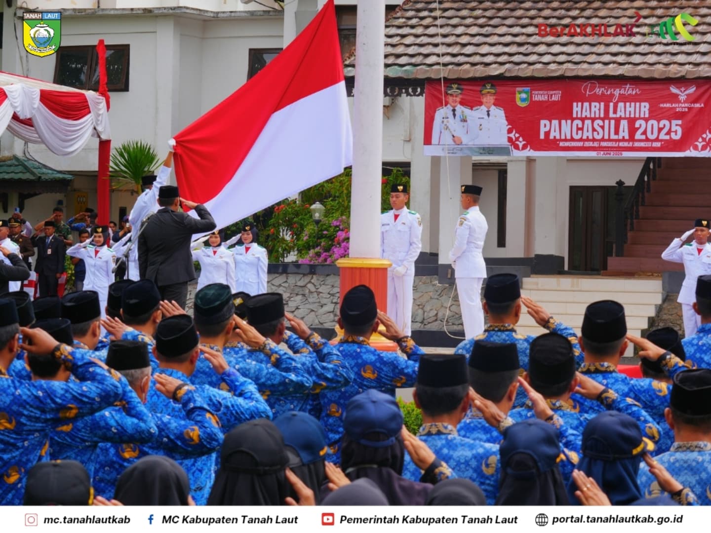 Bupati Rahmat Pimpin Upacara Peringatan Hari Lahir Pancasila 2025