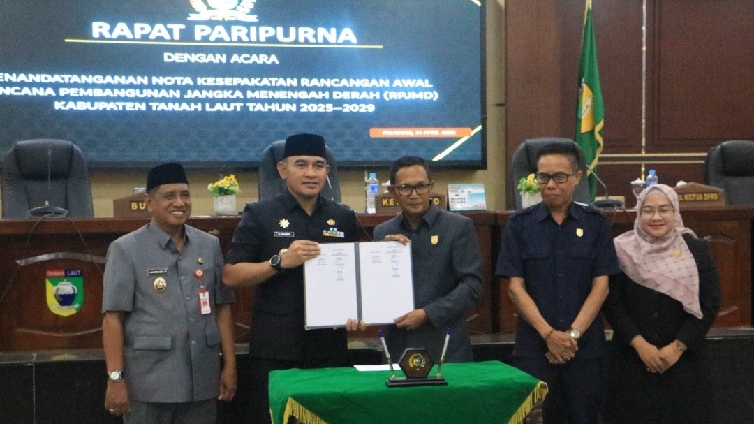DPRD dan Bupati Tanah Laut Sepakati Ranwal RPJMD 2025–2029, Ini Visi Misi Pembangunan 5 Tahun ke Depan