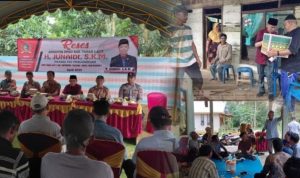 Anggota DPRD Tala H. Junaidi Serap Aspirasi Warga Gunung Makmur dalam Reses di Takisung