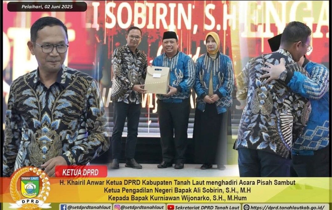 Ketua DPRD Tanah Laut Hadiri Pisah Sambut Ketua PN, Simbol Sinergi Lembaga di Tengah Transisi Penting