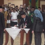 Wakil Bupati Tanah Laut  Hadiri Pelantikan Sekda Provinsi Kalsel