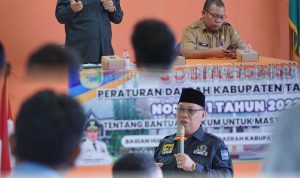 Anggota DPRD Tanah Laut Jadi Narasumber Sosialisasi Bantuan Hukum bagi Masyarakat Miskin