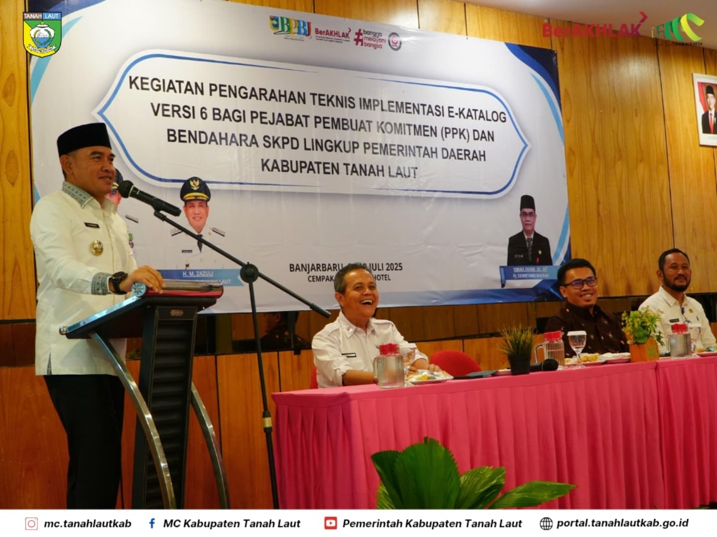 Bupati Rahmat Buka Pengarahan Teknis E-Katalog Versi 6 bagi PPK dan Bendahara SKPD