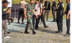 POLRES TANAH LAUT  Gelar Latihan Menembak bersama FORKOPIMDA