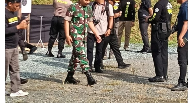 POLRES TANAH LAUT  Gelar Latihan Menembak bersama FORKOPIMDA