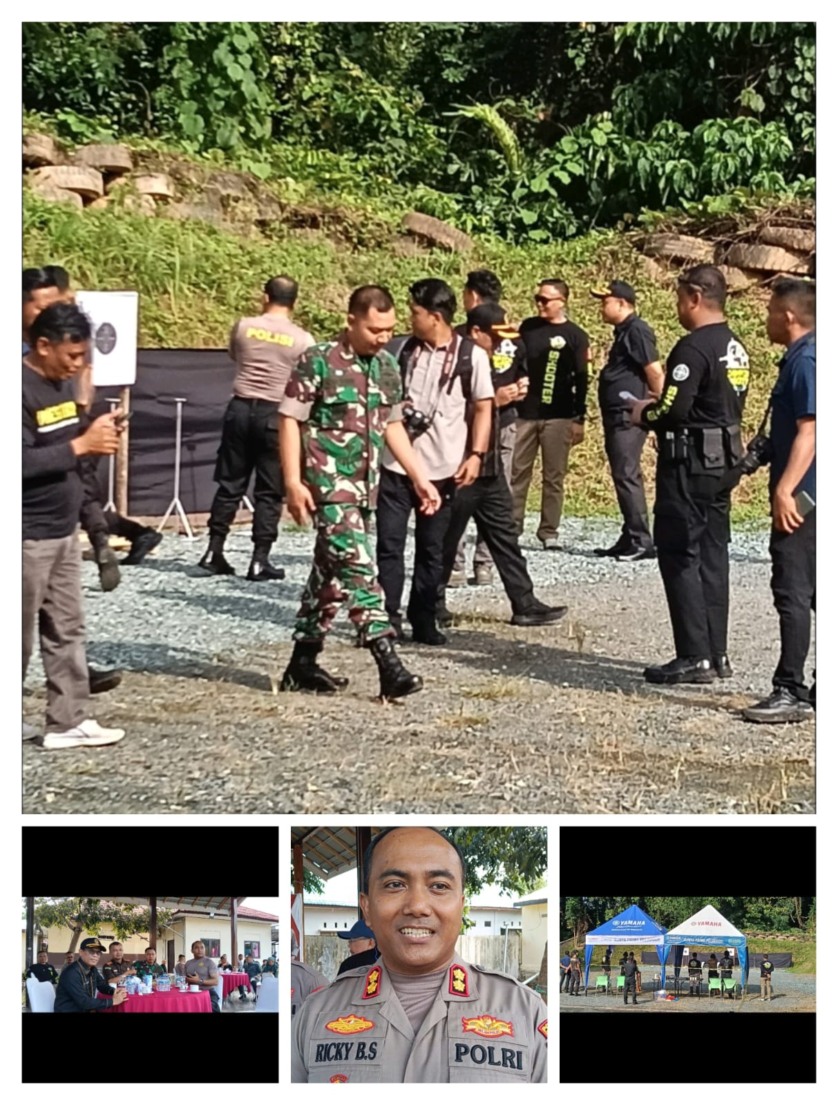 POLRES TANAH LAUT  Gelar Latihan Menembak bersama FORKOPIMDA
