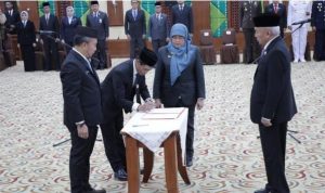 Gubernur Kalsel melantik Sekda Kalsel M. Syarifudin, yakin sebagai Panglima Birokrasi