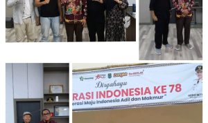 Bupati Hulu Sungai Utara Sahrujani menerima Kunjungan Tim Media Publik di Ruang Kerjanya